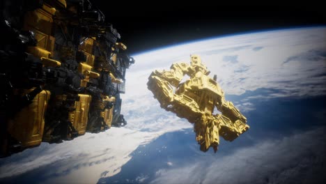 Alien-Spaceship-Armada-Nearing-Earth